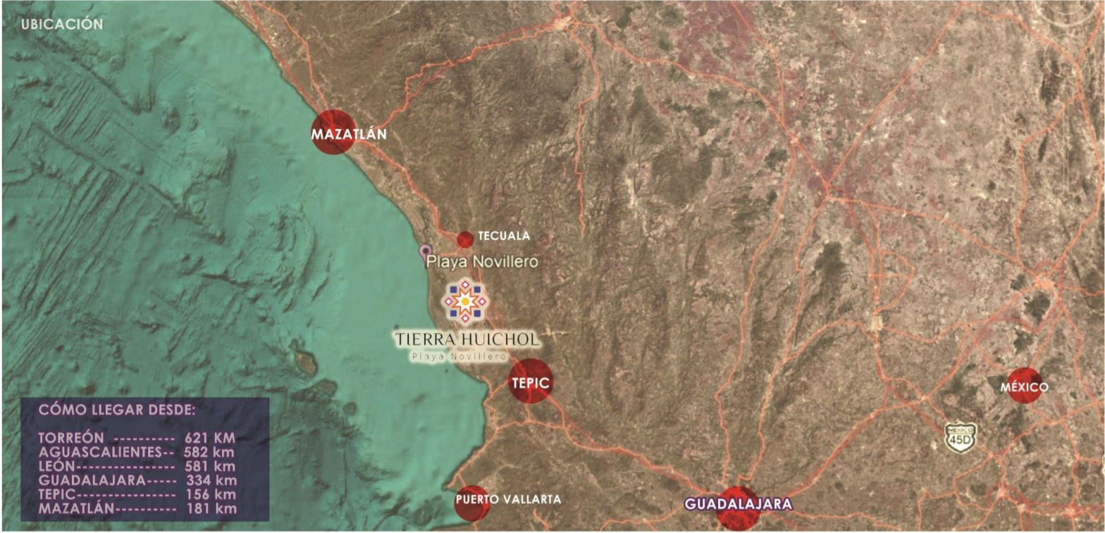Mapa Tierra Huichol Propiedades Plus